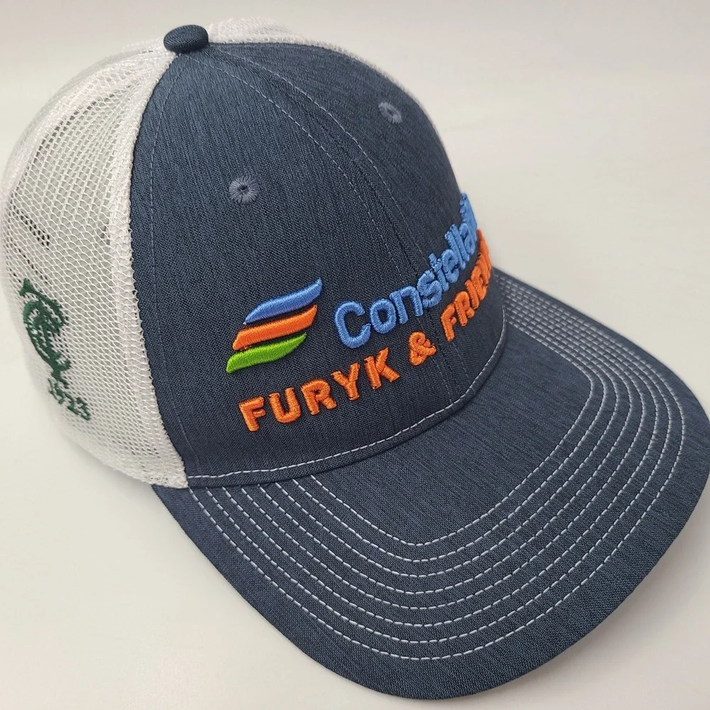 Furyk & Friends Hat Snapback Mesh Ahead Blue White Timuquana Country Club Golf